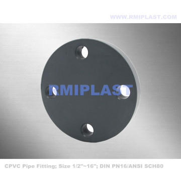 CPVC Blind Flange ANSI CL150 ASME 150lB SCH80
