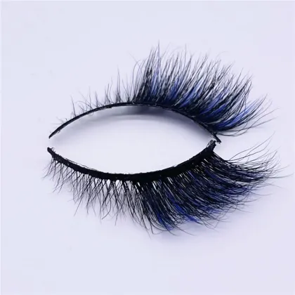 colored cat eye lashes blue cat eyelash extension