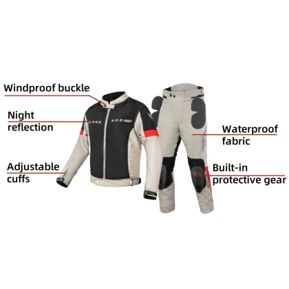 Windproof and Waterproof Motorcycle Jacket: Racing Suit & Protective Gear
