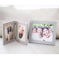 Wood Photo Double Picture Frame With Glass