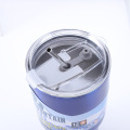 Double layer stainless steel car mounted straw cup