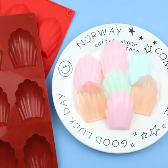 3D Shell Silicone Cake Mold for Baking, Chocolate, and Pudding