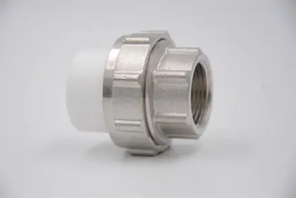 Plastic ppr plumbing pipe fittings for water