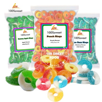 Custom Confectionery Sweets: Sugar-Coated Jelly Candy & Gummy Rings