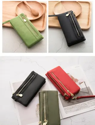Vintage Wallet Women Multifunction PU Leather Long Wallet