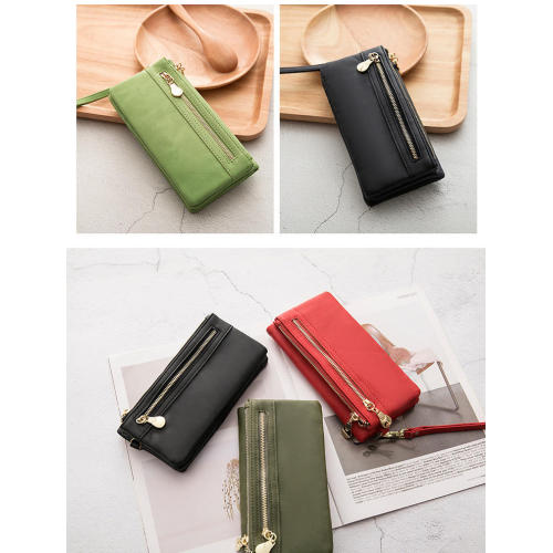 Vintage Wallet Women Multifunktion PU Leder Langes Brieftasche