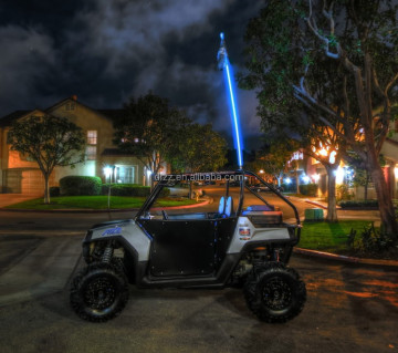 ATV/UTV RGB LED Flagpole Light with RF Remote for Offroad Racing