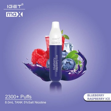 Iget Max 2300 Puffs Glace de la pastèque de framboise