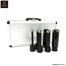 Kit de brocas de núcleo de diamante seco de 10 ~ 32 mm para granito de mármol