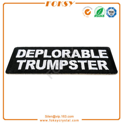 Deplorable Trumpster embroidery patches iron on