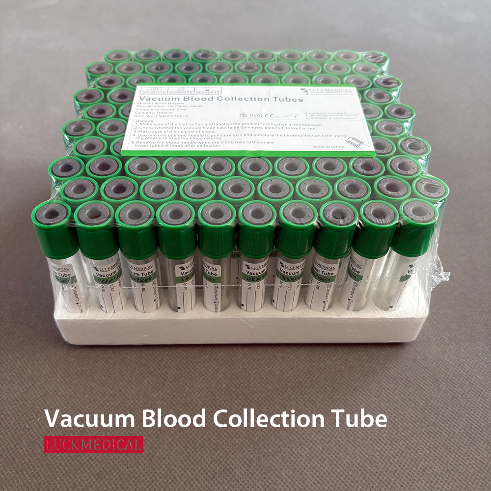 Vacuum Blood Collection Tube Glass PET Herarin