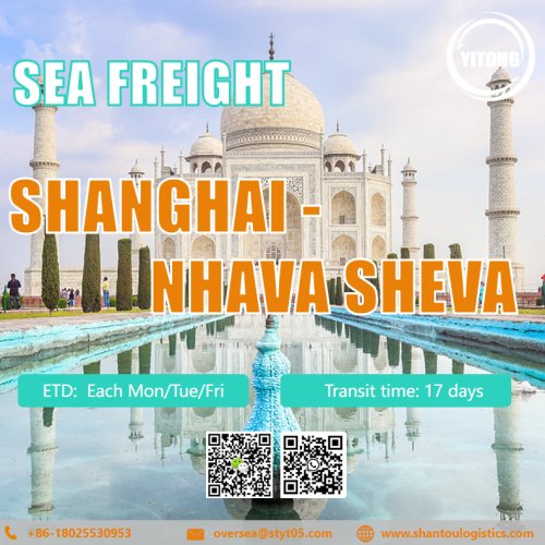 Freight di mare internazionale da Shanghai a Nhava Sheva India