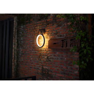 Luminárias de parede Luz decorativa IP54 Lâmpada de lâmpada de jardim