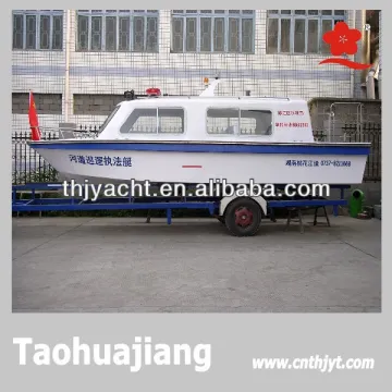 THJ736 Outboard Engine Fiberglass Yacht Boat Built in 2013