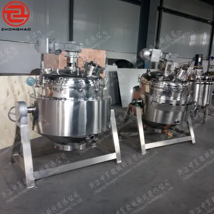 Industrial Vacuum Jacketed Kettle for Sugar Syrup and Corn Syrup Mixing