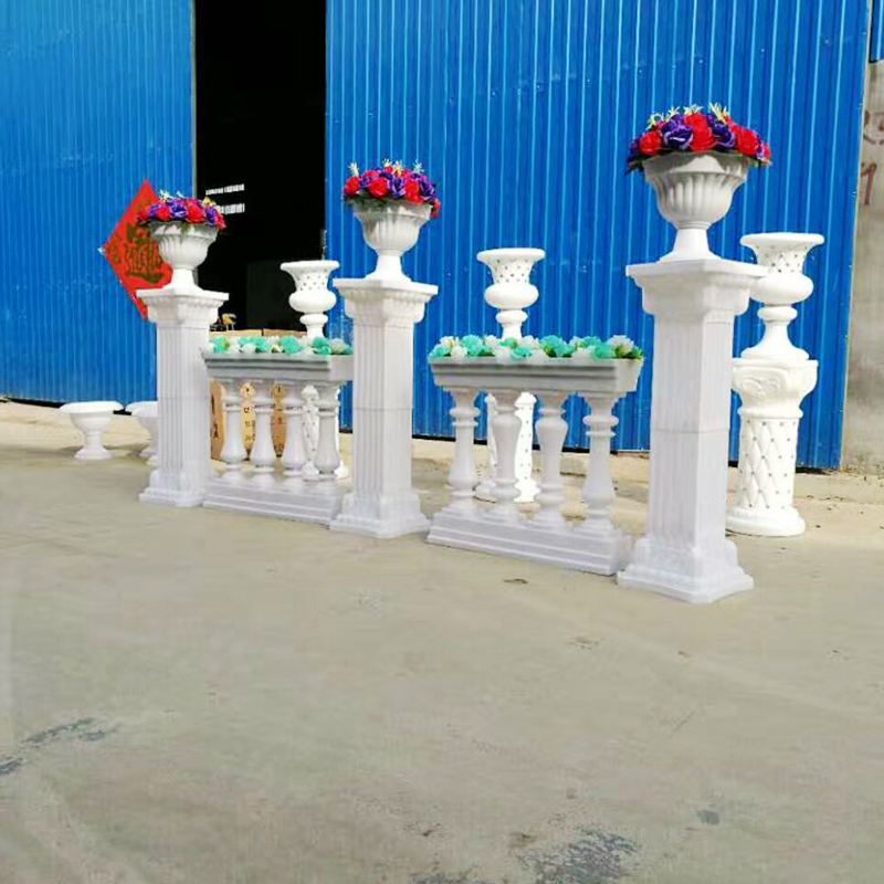 European Style Roman Columns White Color Plastic Pillars Road Cited Wedding Props Event Decoration Supplies 2pcs/lot