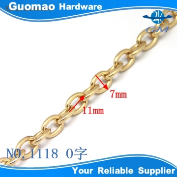 new arrival O shape design good quality iron small link chain