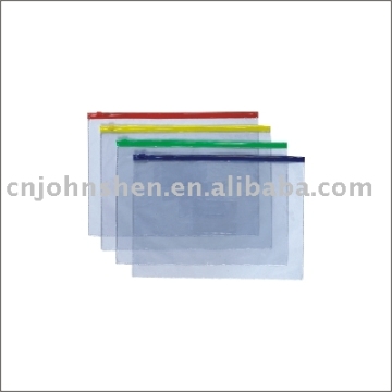 Plastic Zip Wallet