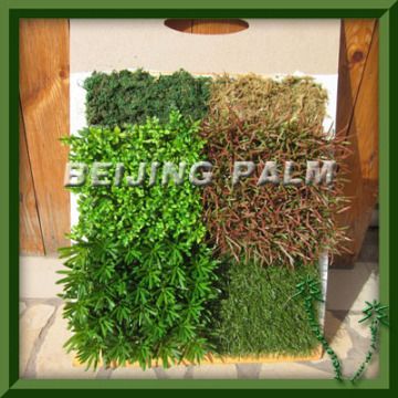 Factory price green plant wall,artificial plastic grass wall