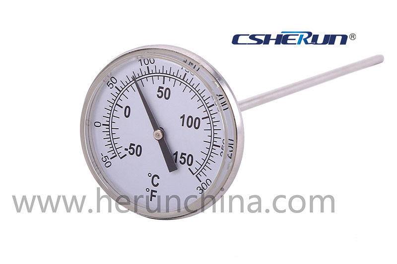 back connection Bimetal Thermometer