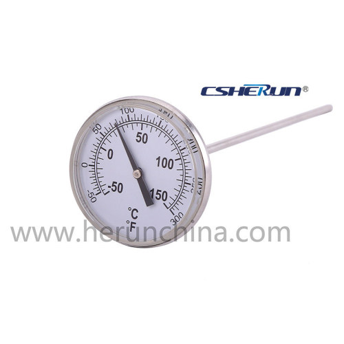 Биметальный термометр с обратным соединением