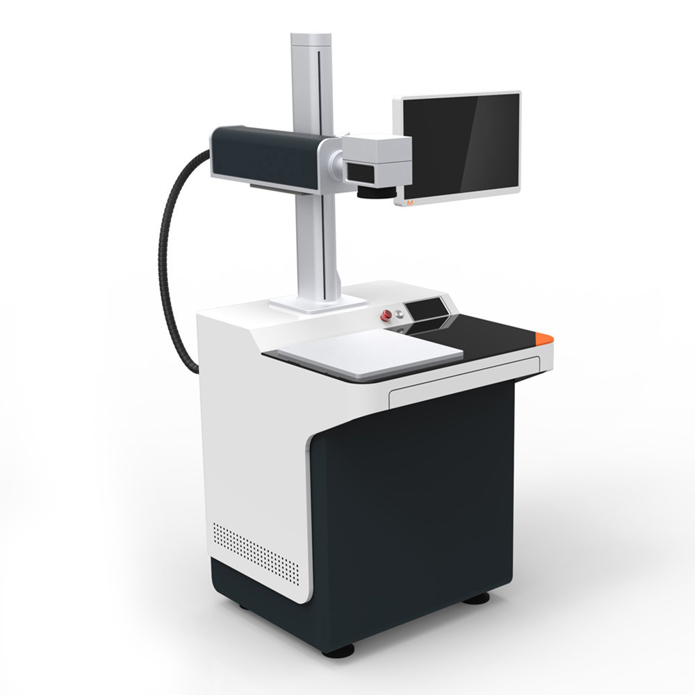máquina de marcação a laser de fibra de mesa com 20w 30w