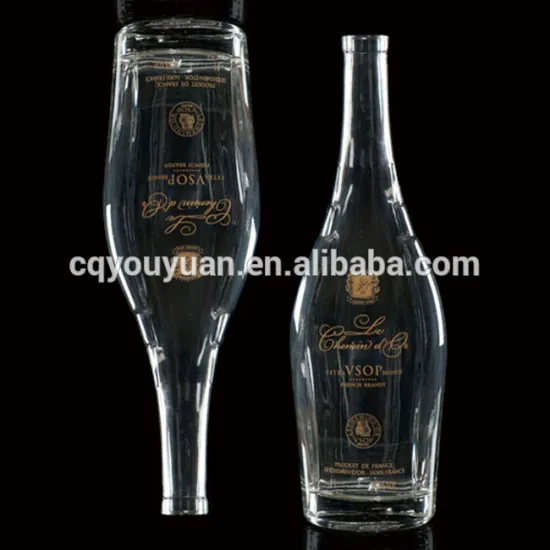 Round Cork Top Cheap Glass Bottle for Xo Brandy Glass Bottle 1000ML Premium