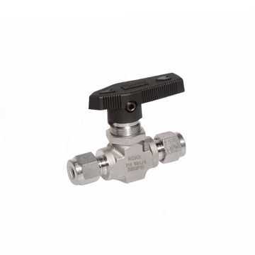 3000-6000PSI Stainless Steel Tube Union Double Ferrule Instrument Ball Valve