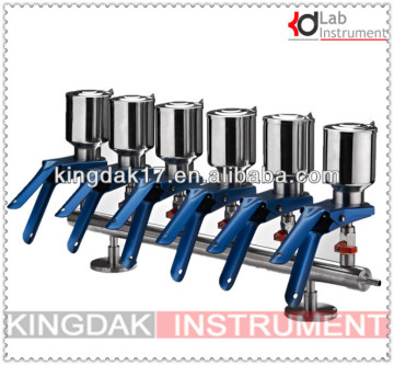 six-branch stainless steel Manifolds Filtration Apparatus