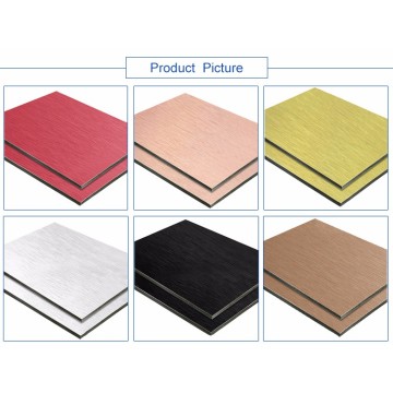 Panel compuesto de aluminio ACP cepillado