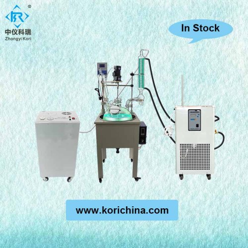 Laboratory equipment distillation chemical glass reactor