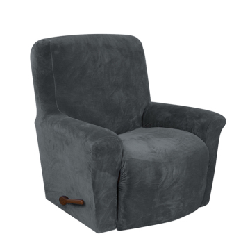 Striped Recline Sofa Cover for Single-Seat
