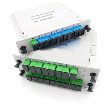 Ftth 8-Way SC UPC APC प्लग-इन PLC स्प्लिटर 1x8