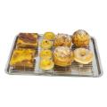 Kue kering Stainless Steel oven rak pendingin yang aman memanggang