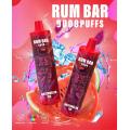 Einweg -Vape Rum Bar 9000 Puffs coole Minze