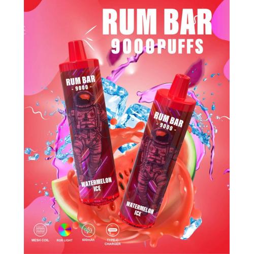 Rum Bar 9000 Puffs Disposable Vape Wholesale