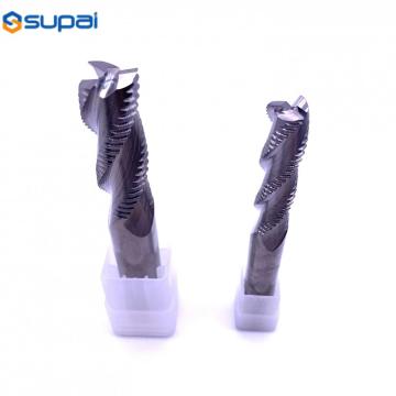 Karbür 4flute kaba uç değirmen metal işleme araçları