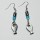 Hematite Earring with silver color finding