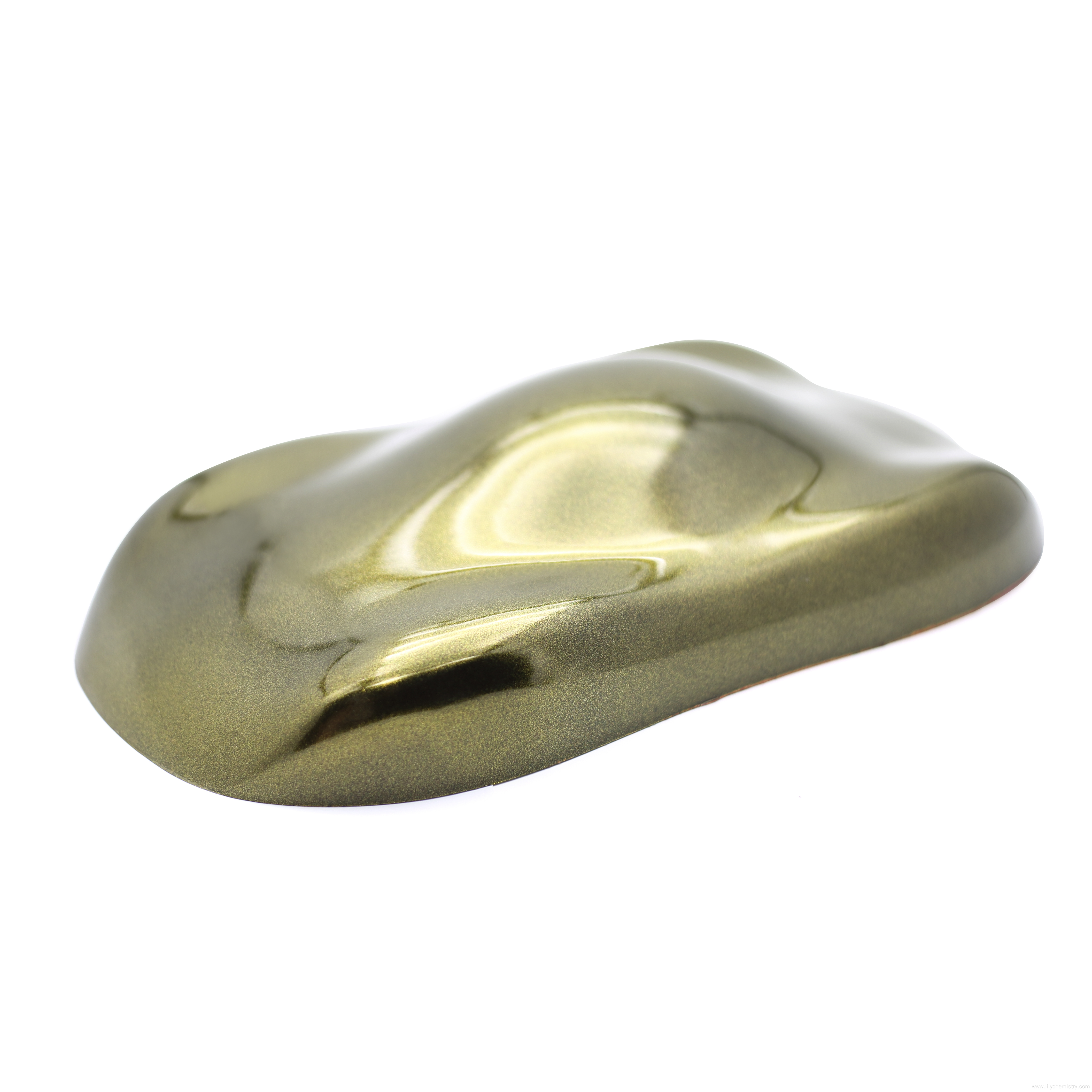Buena calidad hacia adelante d21l pigmento de perla de oro flash