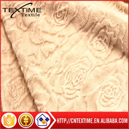 100% polyester 5mm velour fabric