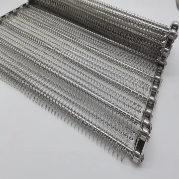 Conveyor Belt Chain Wire Mesh Belt Food Metal Conveyor Belt

**Title:** Food Grade Metal Conveyor Belt with Wire Mesh and Chain Drive