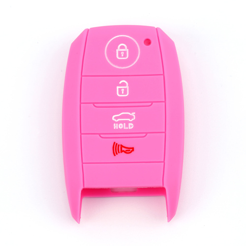 4 Buttons Silicone Car Key Case For Kia