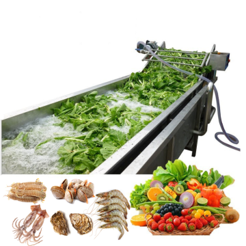 Lavaggio della pressione della bolla d'aria per verdure e frutta: cavolo, verdure a foglia e mele