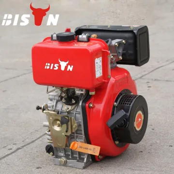 BISON(CHINA) BS170F Reliable Single Cylinder Fuel Injection Water Pump Diesel Engine
