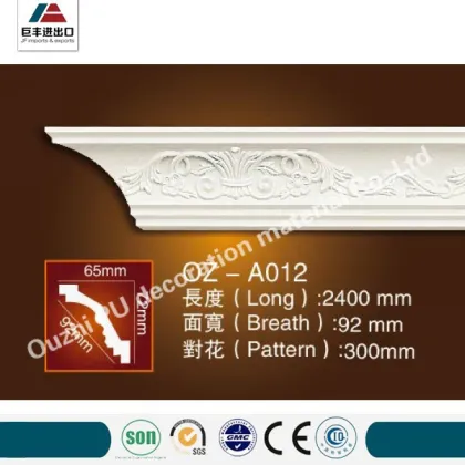 Economical decorative PU alexandria crown moulding