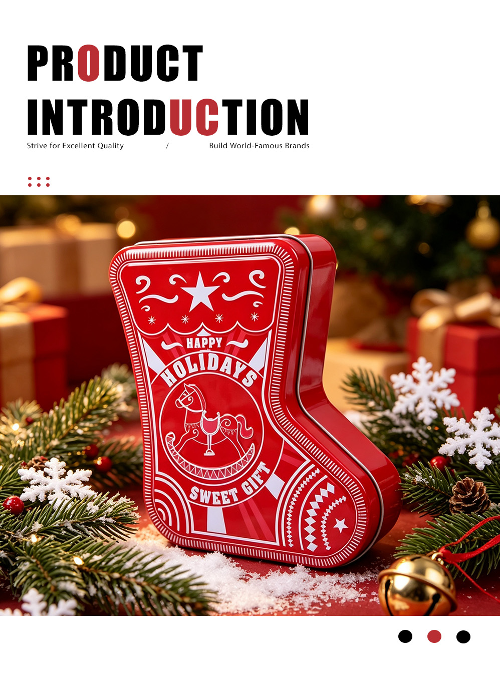 Подарочная коробка с рождественскими чулками (3) Christmas stocking gift box (3)