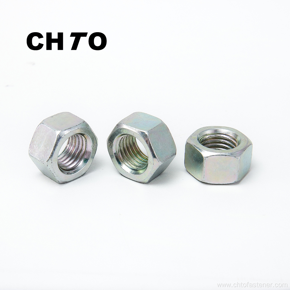 DIN 555 Grade 8 Hexagon Nuts zinc plated