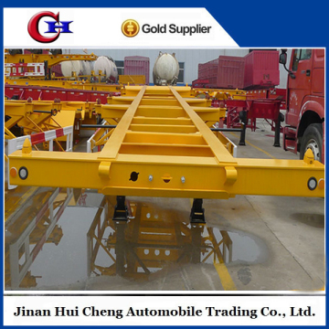 40ft container 3 axles skeleton truck trailer made in china