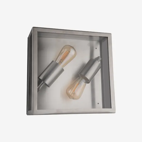 Waterproof Outdoor E27 Wall Light - Modern Square Design