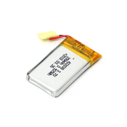 안정적인 품질 422035 3.7V 250mAh 리튬 폴리머 배터리